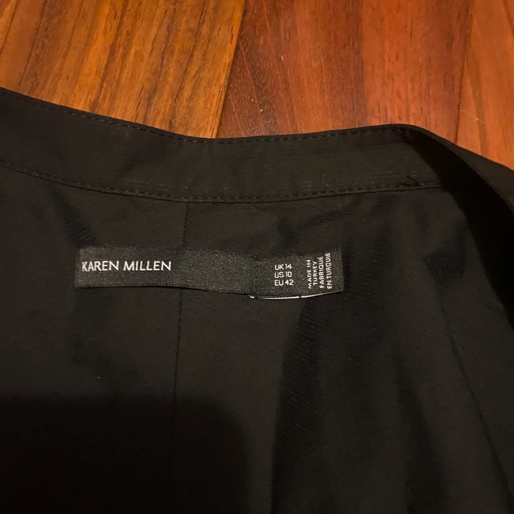 Karen Millen Button Down Corporate Top Blouse - Picture 5 of 5